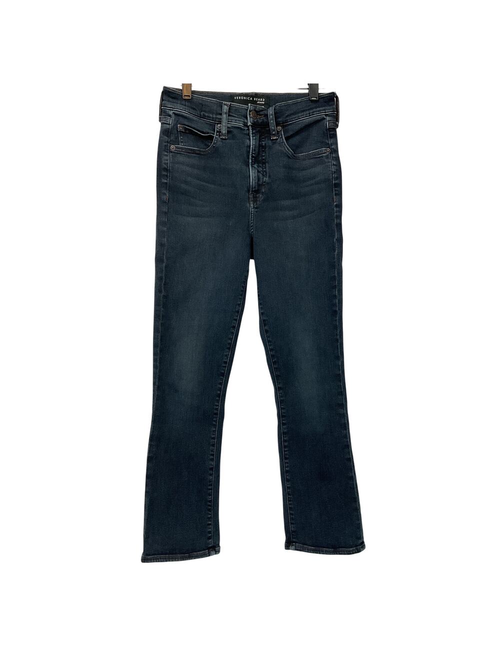 Veronica Beard Classic Dark Ink Carly Kick-Flare Denim Jeans Size 27